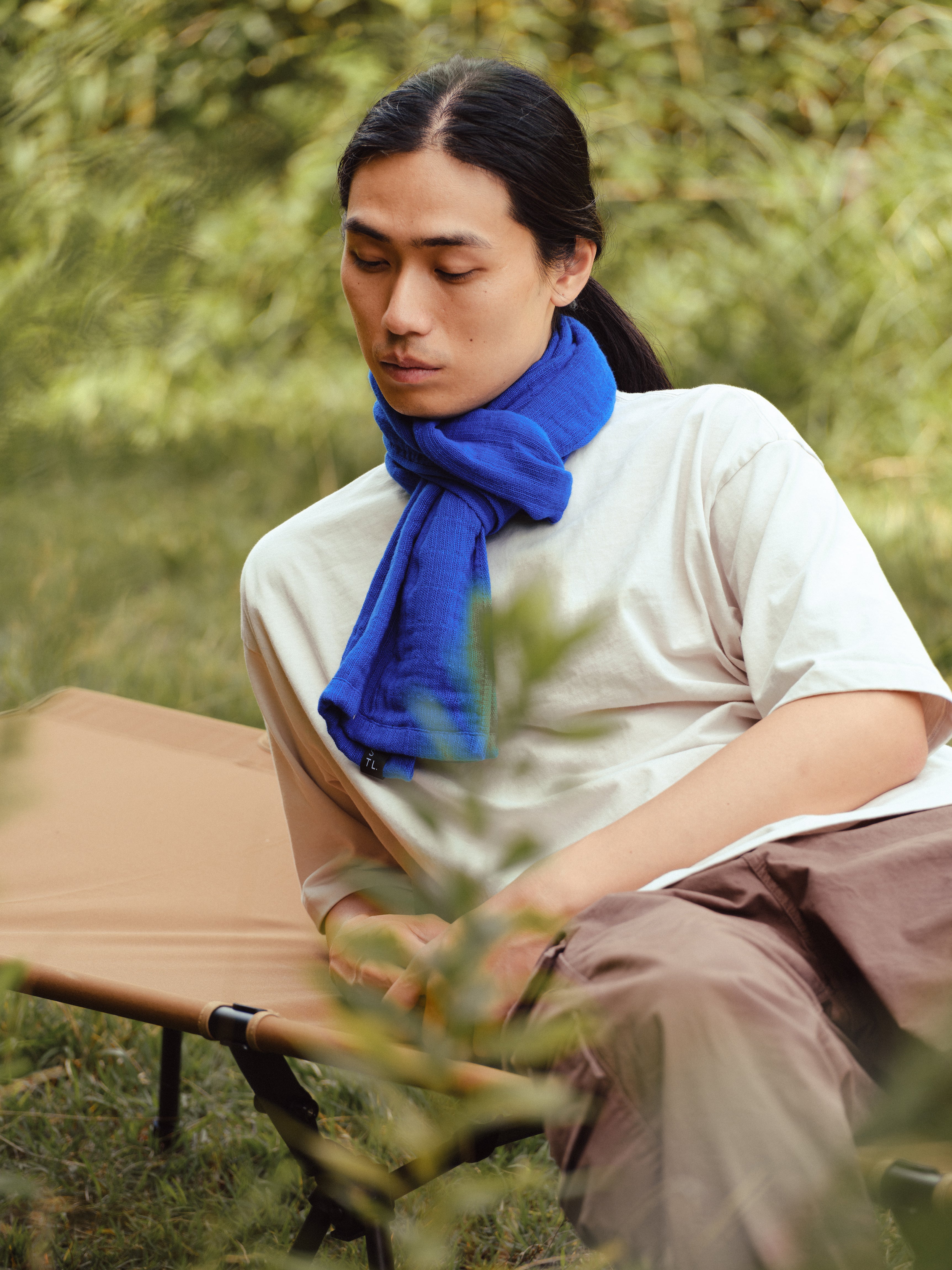 2.5-PLY GAUZE〈STL〉マフラー L|オーガニックコットン100%|2.5重ガーゼ織独自の風合いと肌触りを活かした、アウトドアを彩るタオルシリーズ|SHINTO TOWEL STORE