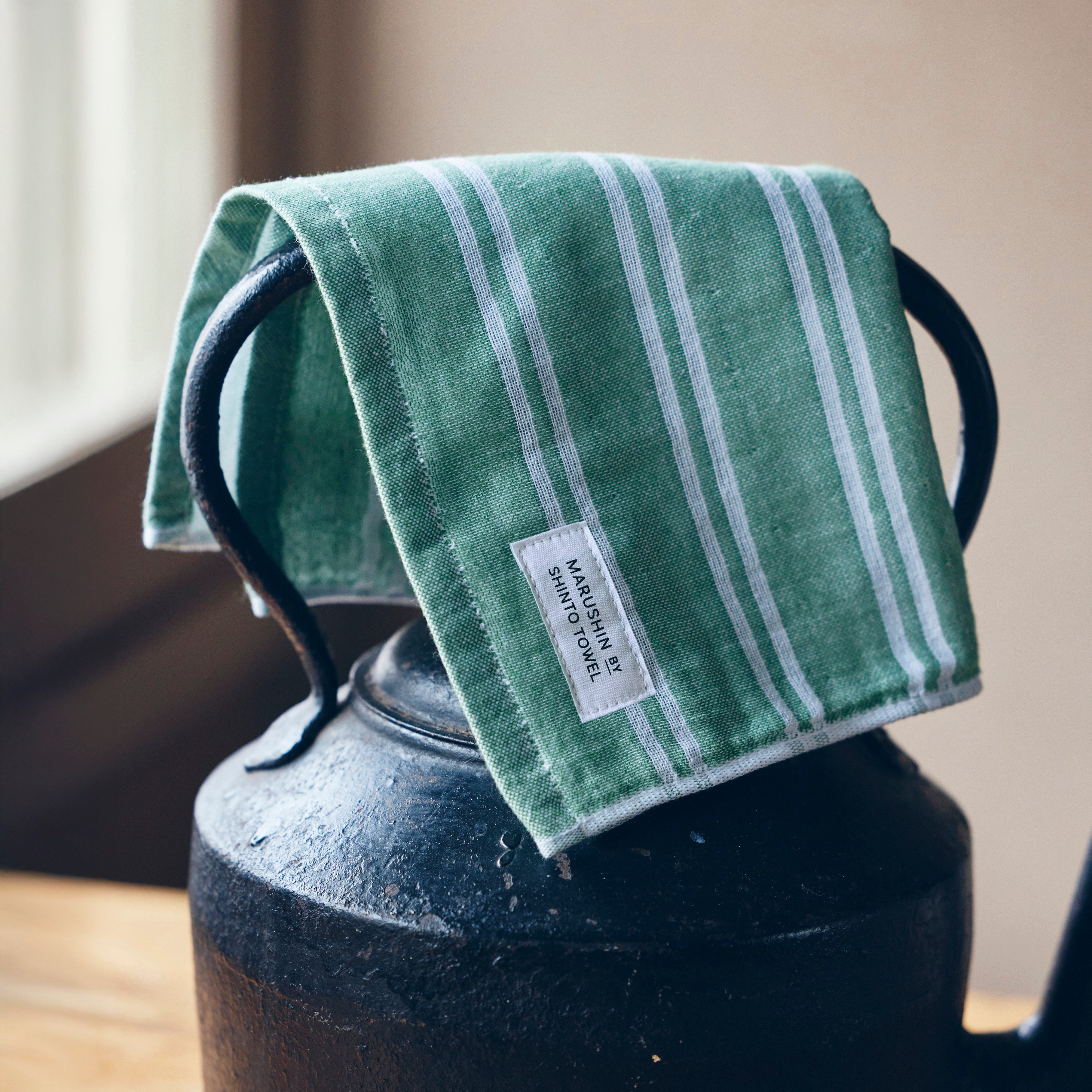 〈シマ-ダブル〉ハンドタオル2枚(フォレスト)箱入り