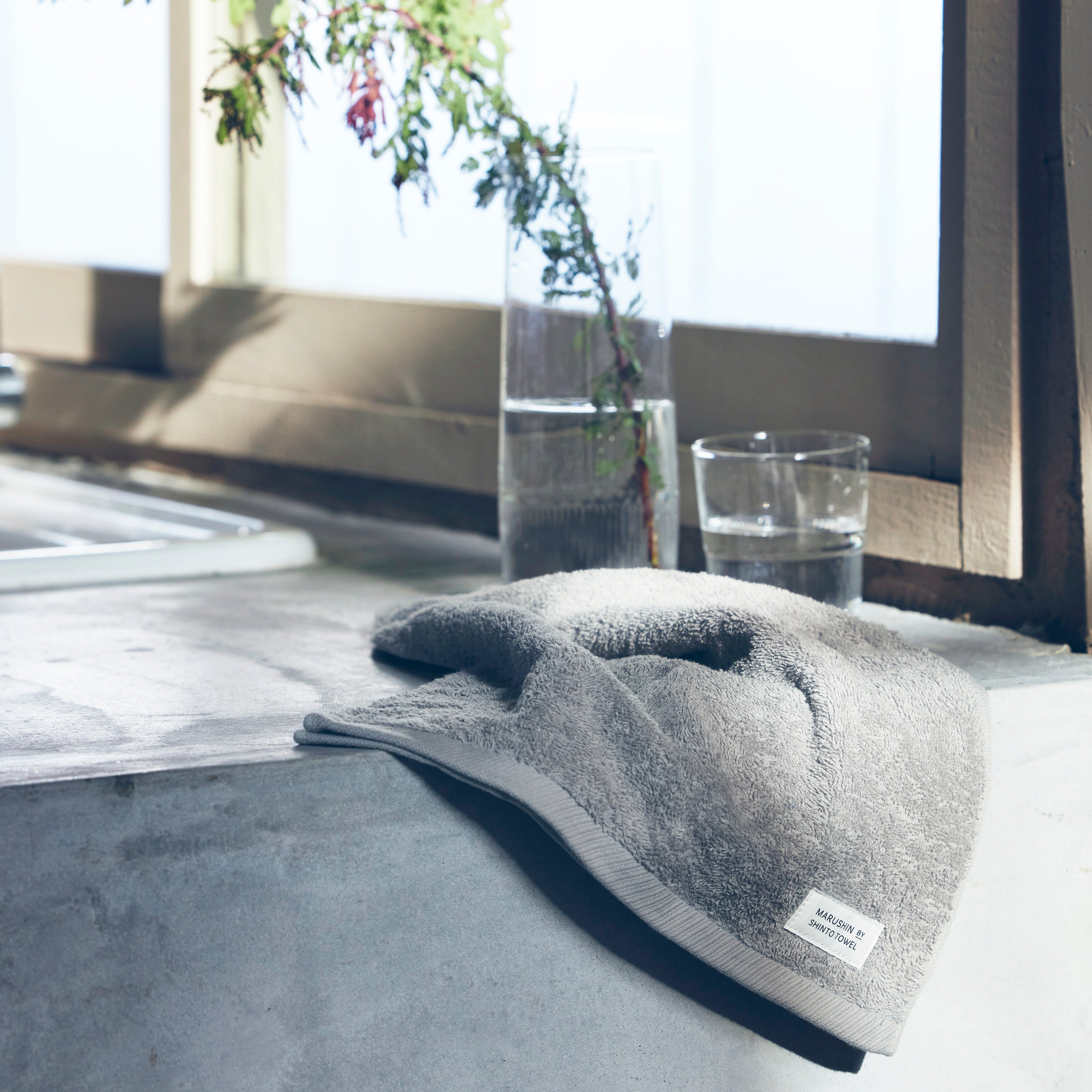 〈ユキネサラシ〉フェイスタオル 箱入り