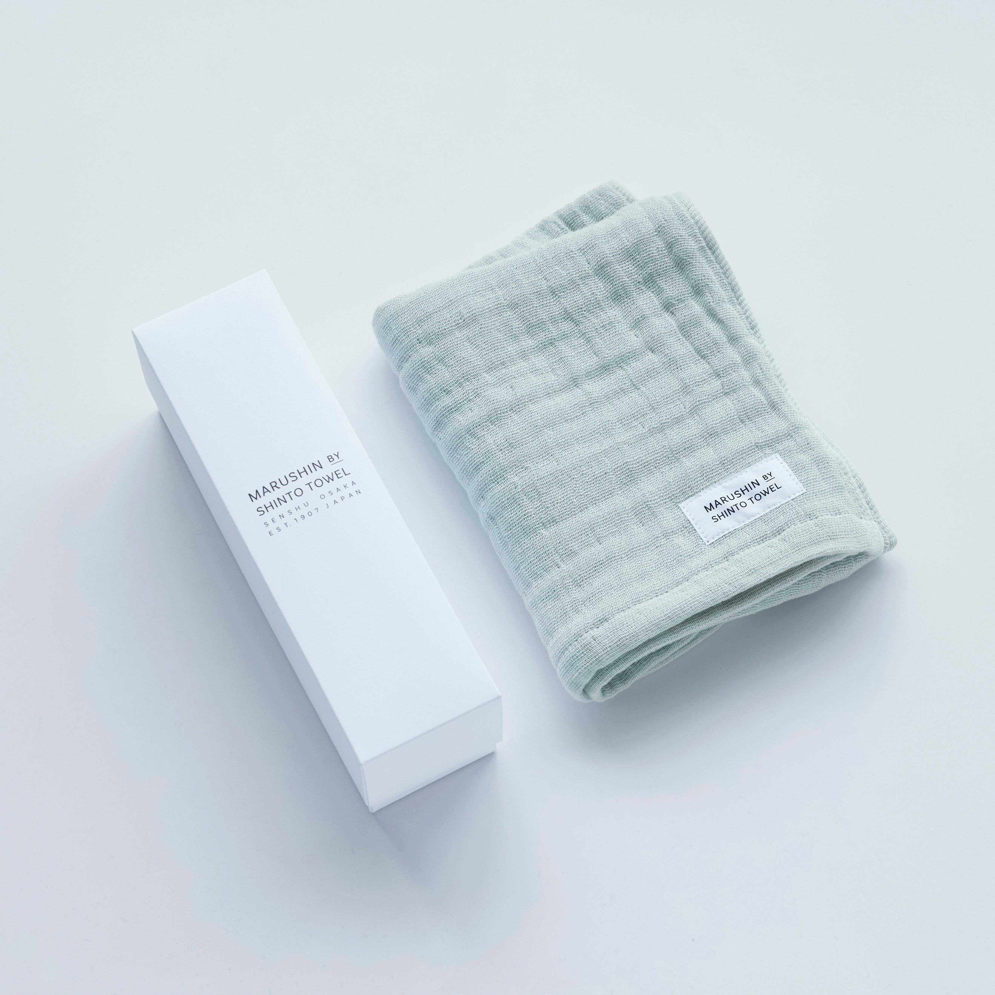 〈ランダムガーゼ〉フェイスタオル 箱入り