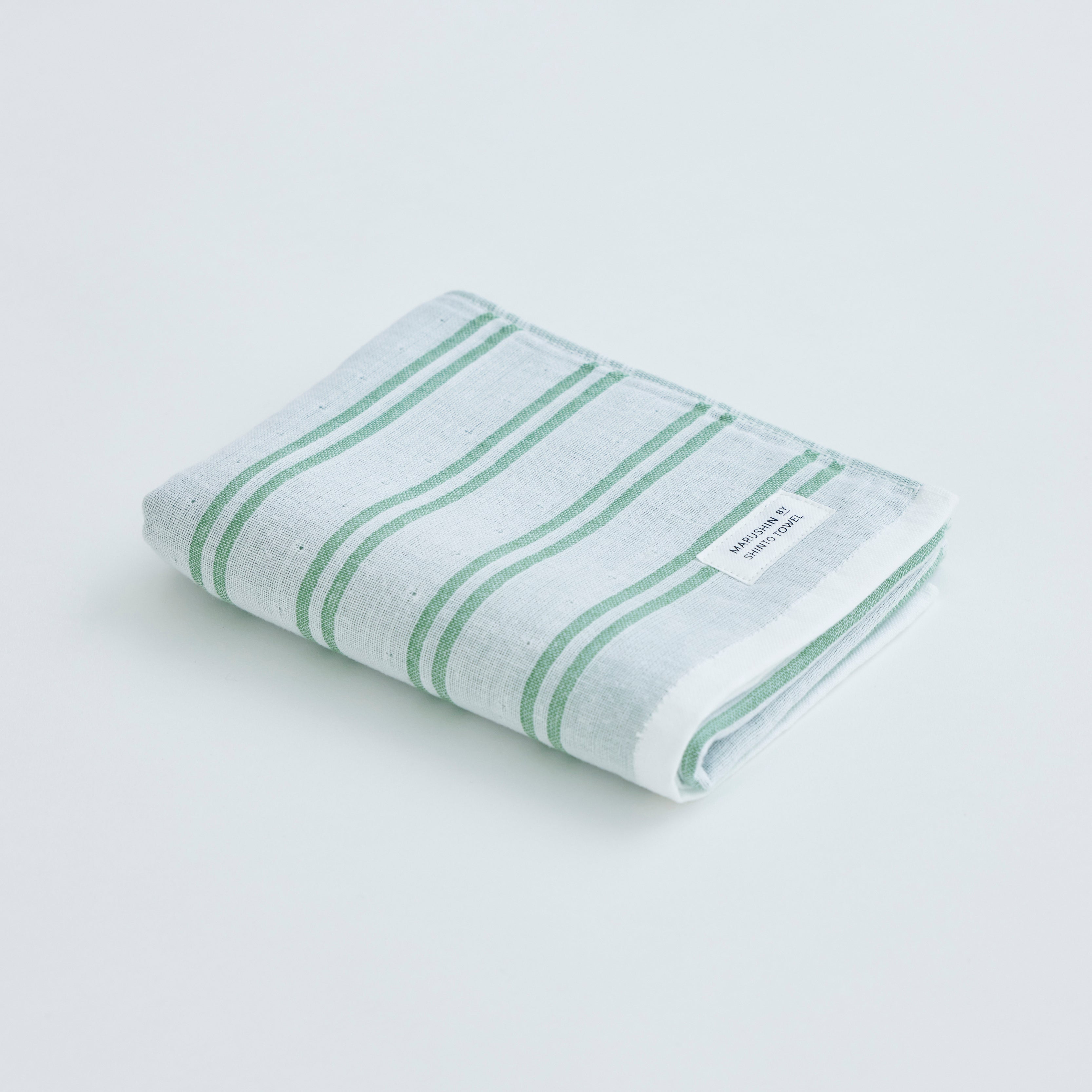 〈シマ-ダブル白地〉フェイスタオル 箱入り