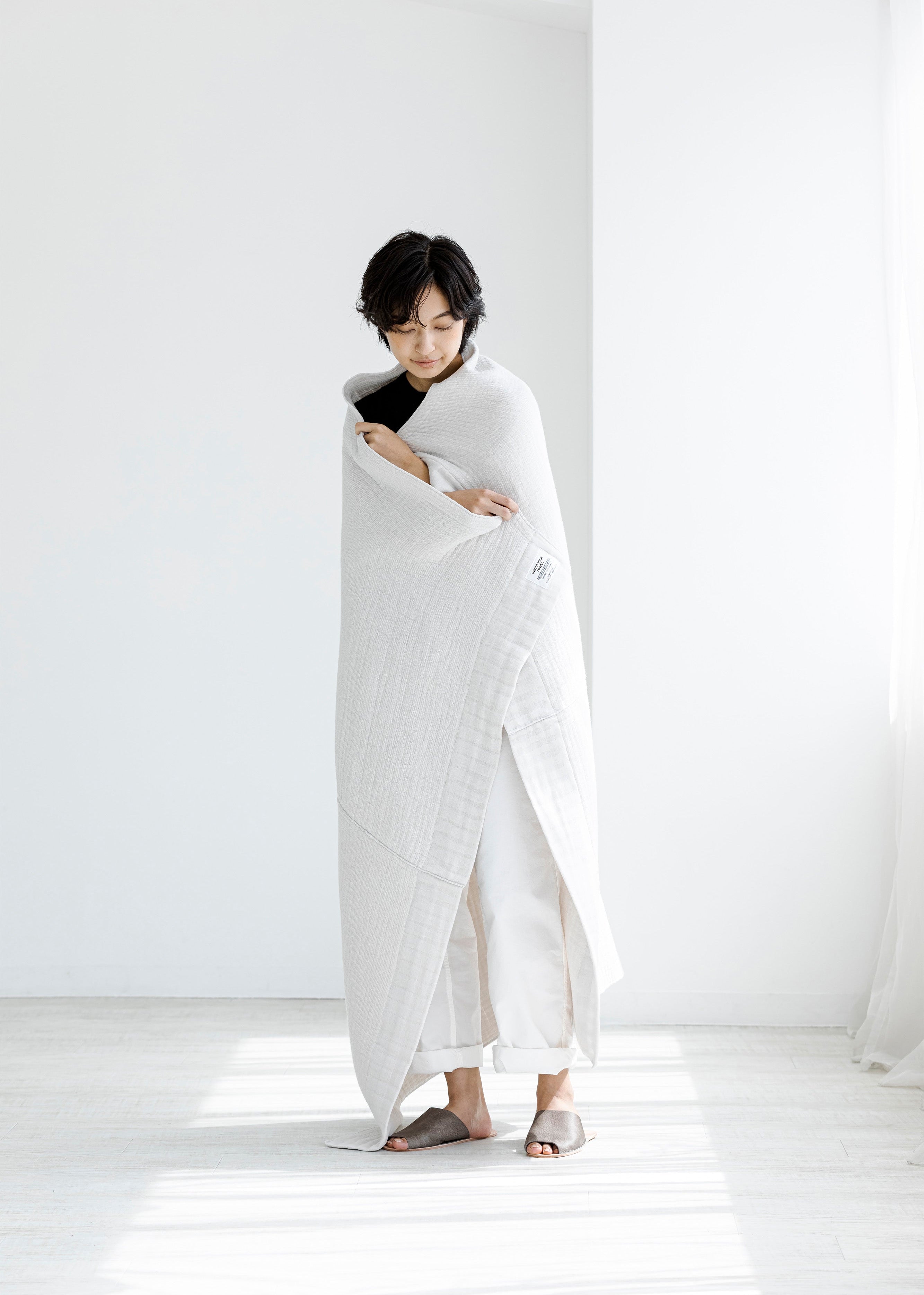 INNER PILE オーダーソーイング|オーガニックコットン100%|ボリュームがあるのに軽くて柔らかく、泉州タオルの伝統製法で引き出す高い吸水性を備えています|SHINTO TOWEL STORE