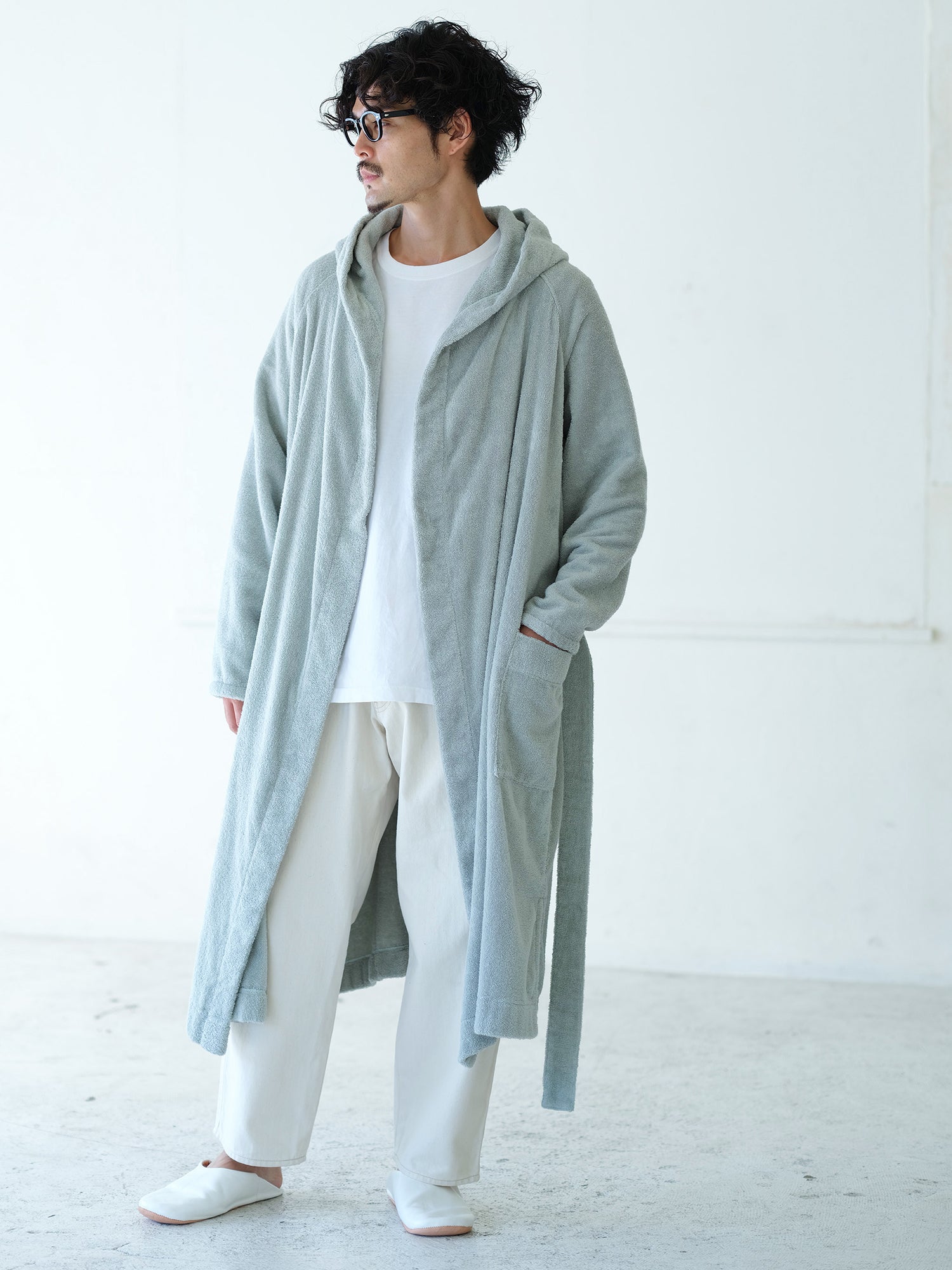 YUKINE BATHROBE セージ