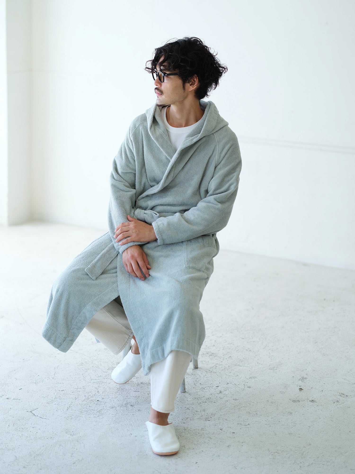 YUKINE BATHROBE セージ