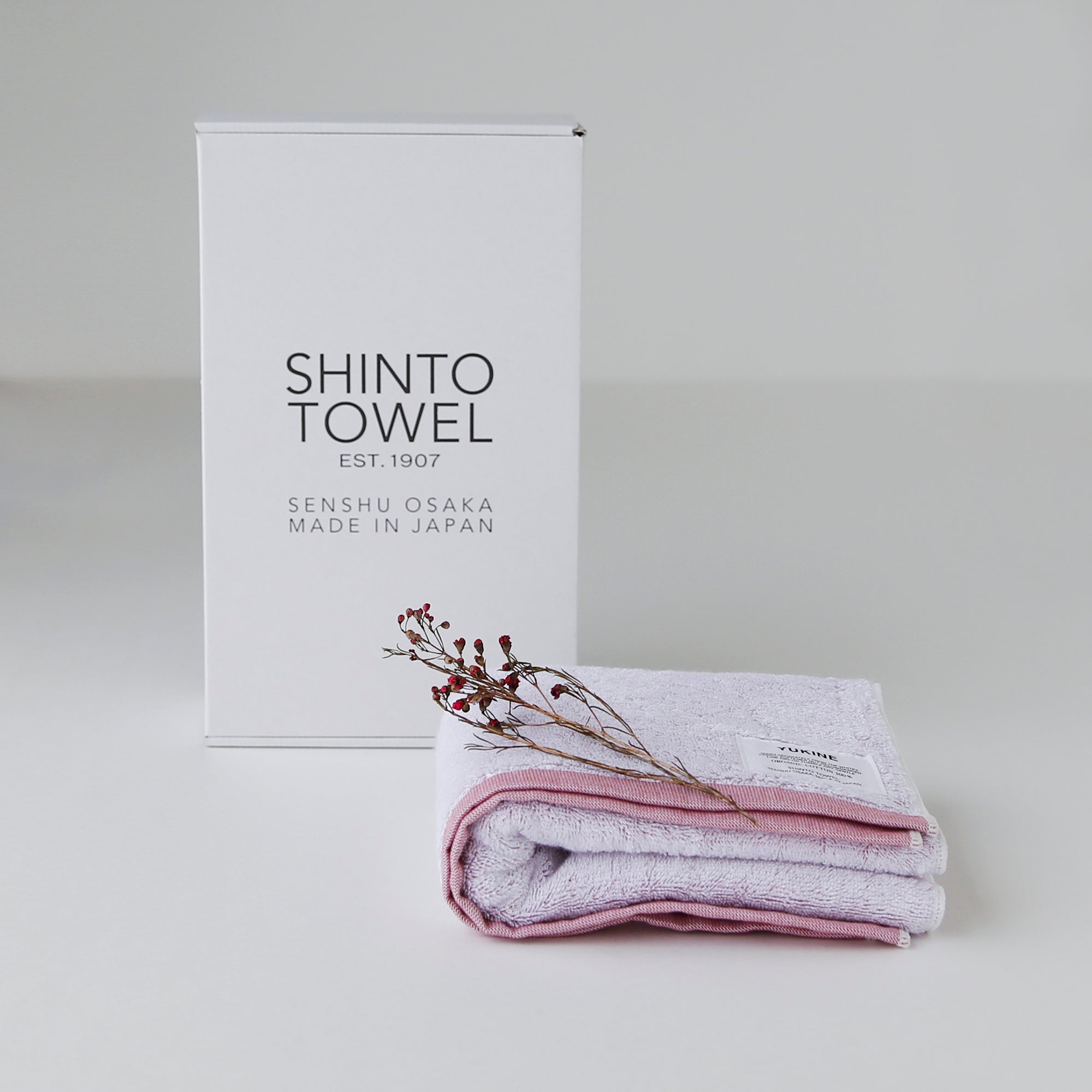 YUKINE|オーガニックコットン100%|泉州タオルの伝統製法で、綿本来の吸水性を最大限に高めました|SHINTO TOWEL STORE