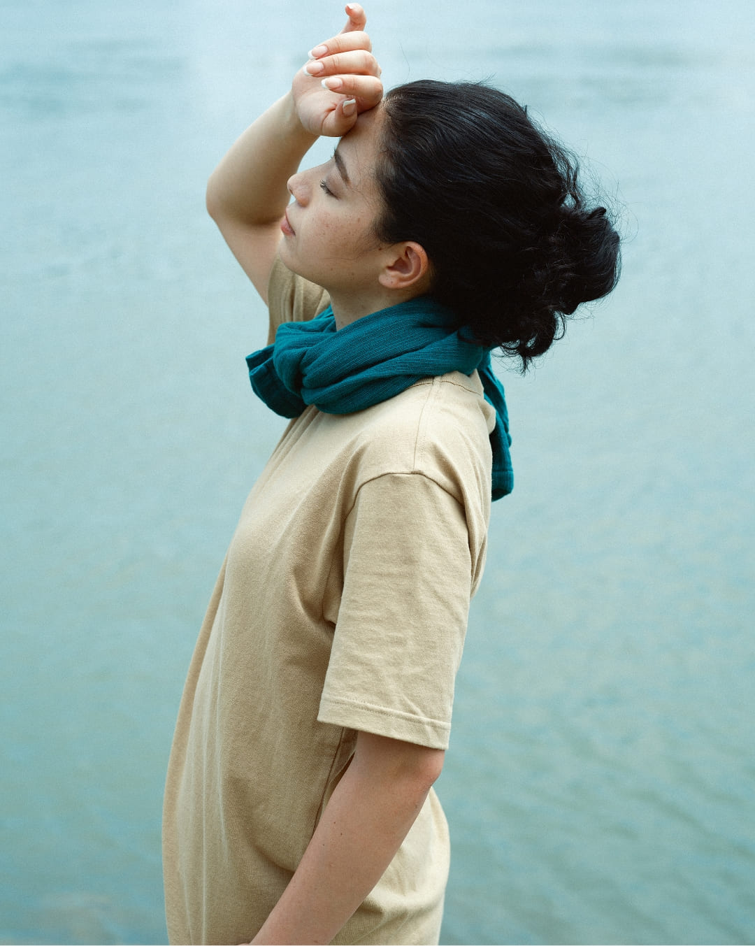 2.5-PLY GAUZE〈STL〉マフラー L|オーガニックコットン100%|2.5重ガーゼ織独自の風合いと肌触りを活かした、アウトドアを彩るタオルシリーズ|SHINTO TOWEL STORE