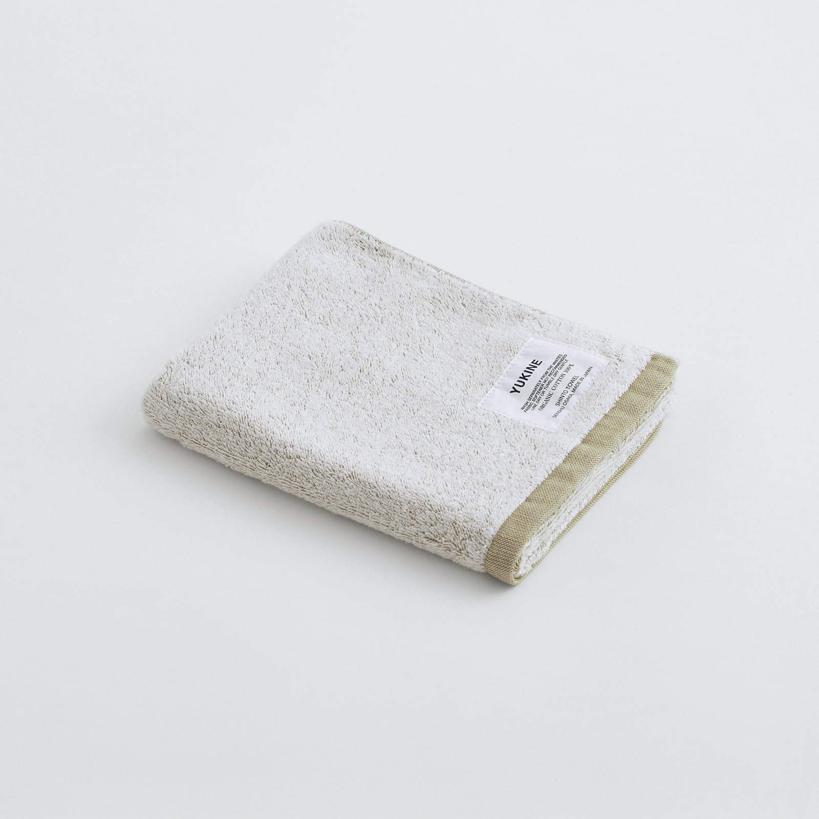 YUKINE｜オーガニックコットン100%｜泉州タオルの伝統製法で、綿本来の吸水性を最大限に高めました｜SHINTO TOWEL STORE