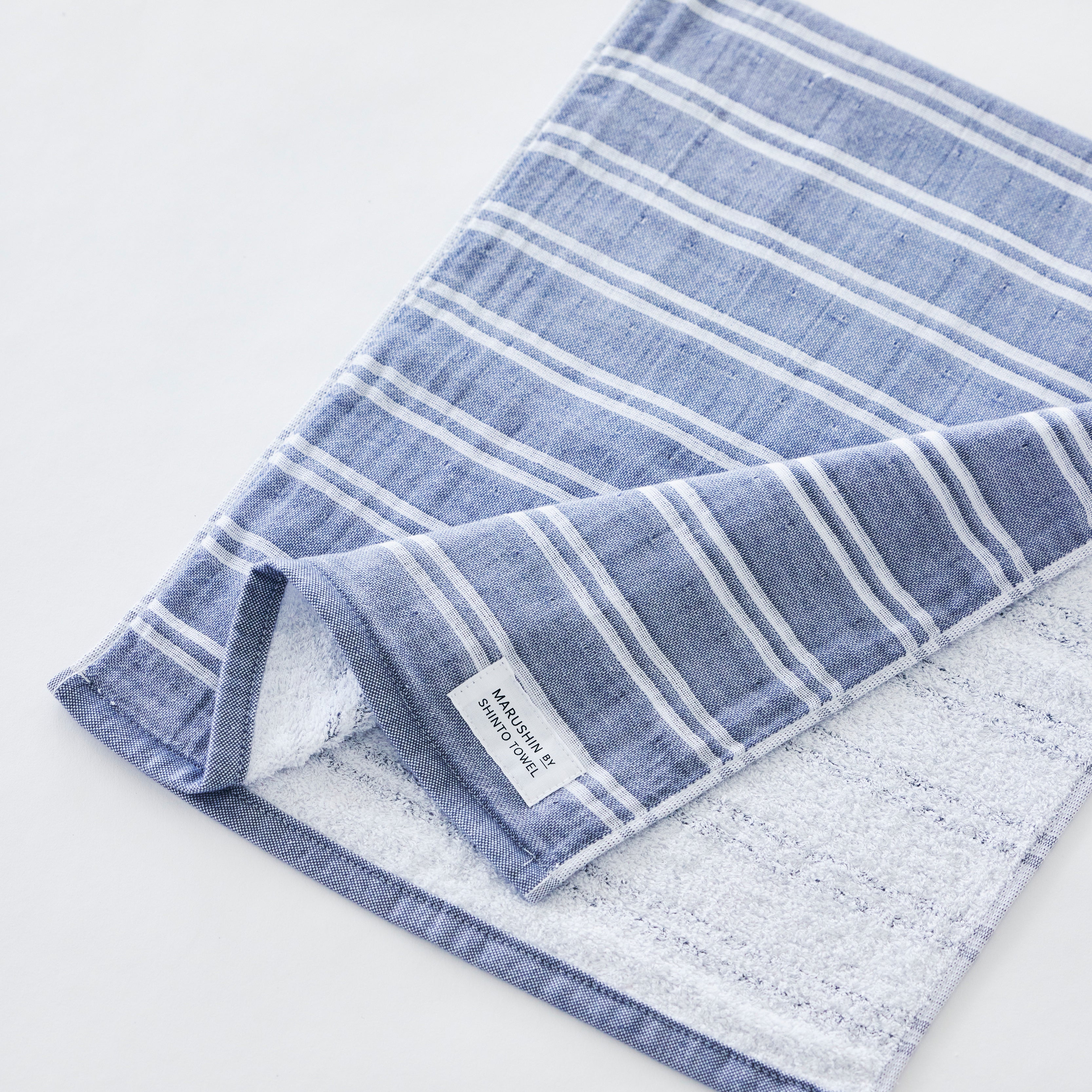 〈シマ-ダブル色地〉フェイスタオル 箱入り