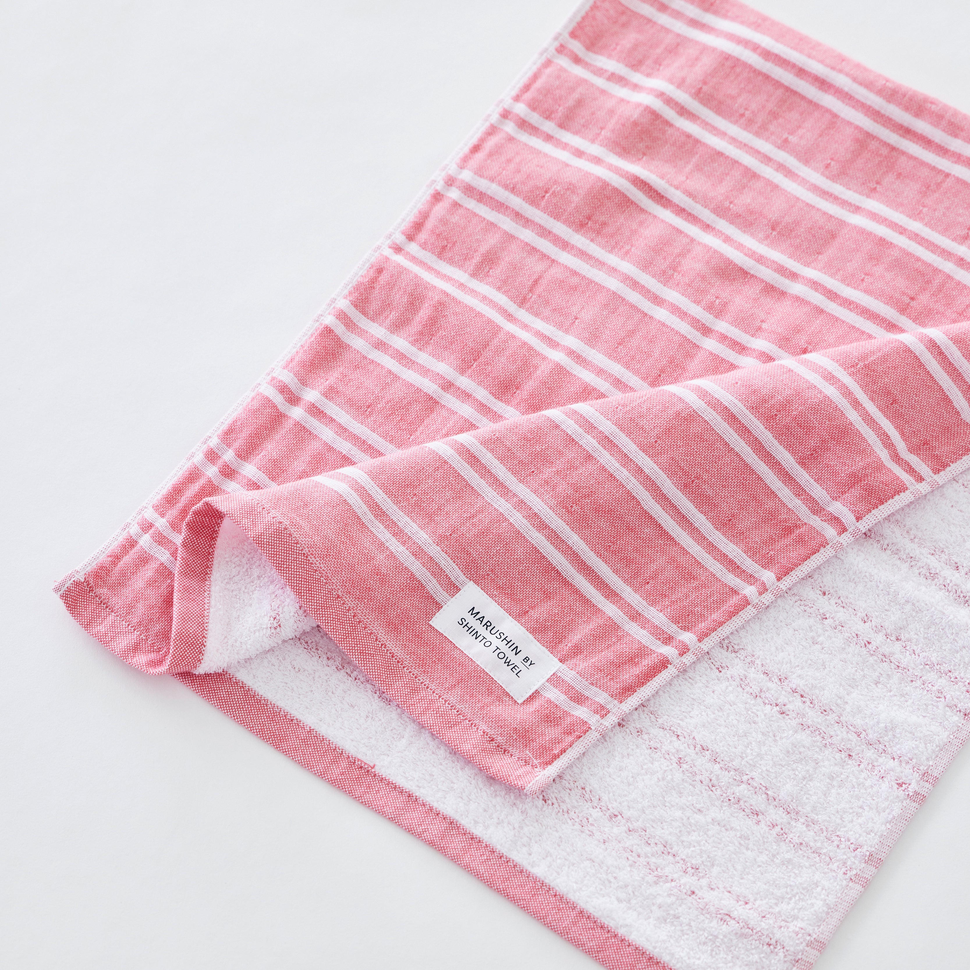 フェイスタオル〈シ マ - ダブル色地〉- 贈りものタオル｜MARUSHIN by