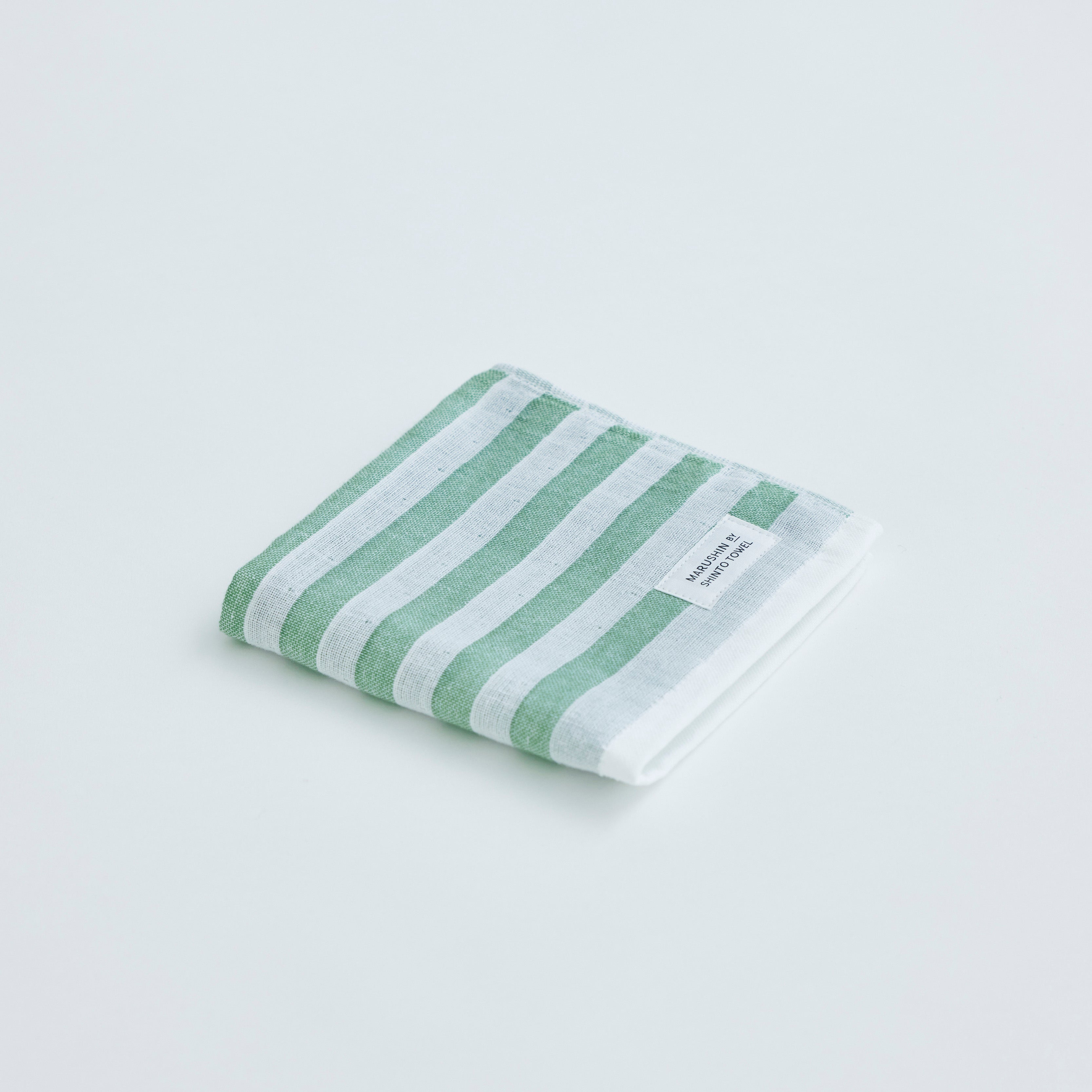 〈シマ-シングル〉ハンドタオル2枚（フォレスト ⁄ シャドウ）箱入り