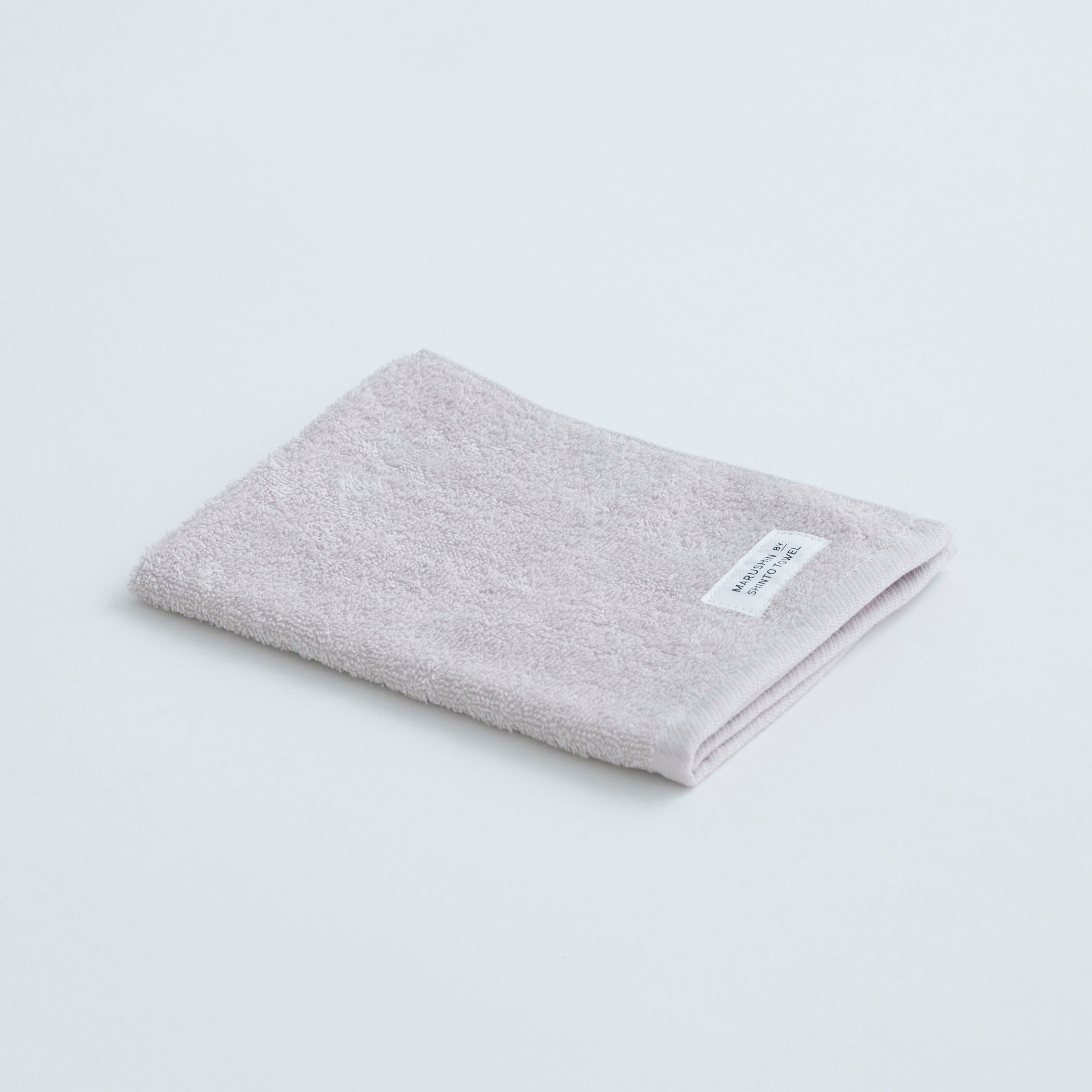 〈ユキネサラシ〉ハンドタオル2枚（グレー ⁄ ピンクグレー）箱入り