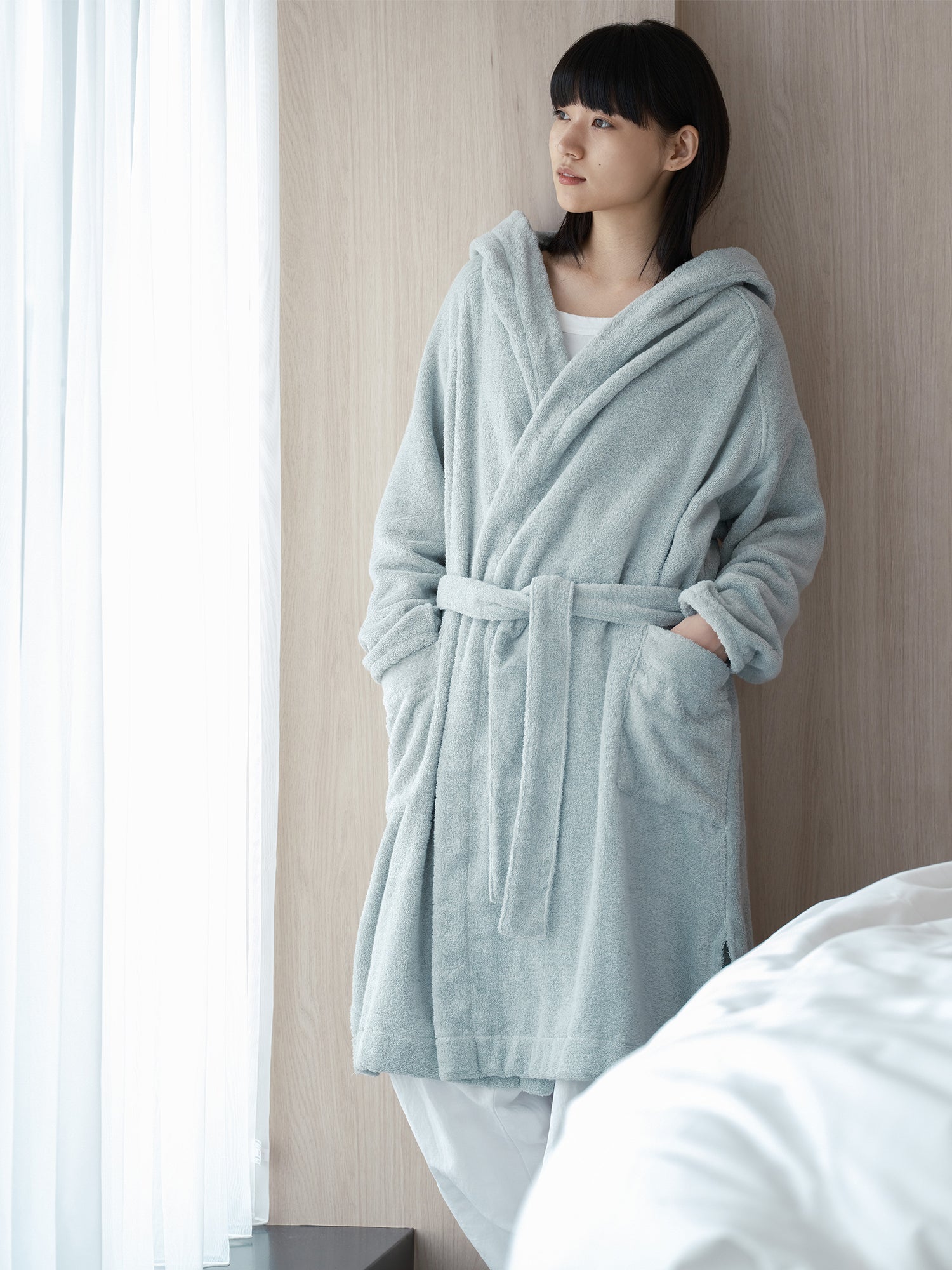 YUKINE BATHROBE セージ