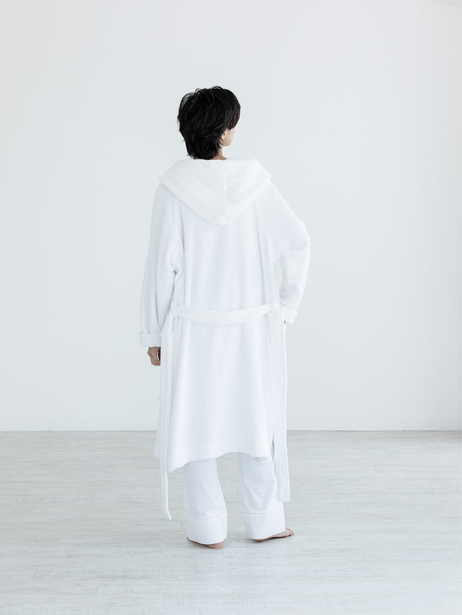 YUKINE BATHROBE ホワイト